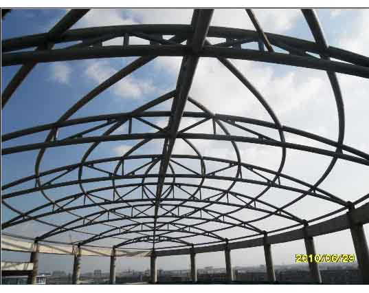 临夏中煤朔州宾馆管桁架工程